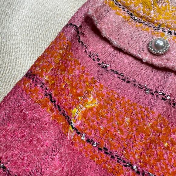 Anthropologie Maeve Sleeveless Tweed Mini Dress - Picture 10 of 11